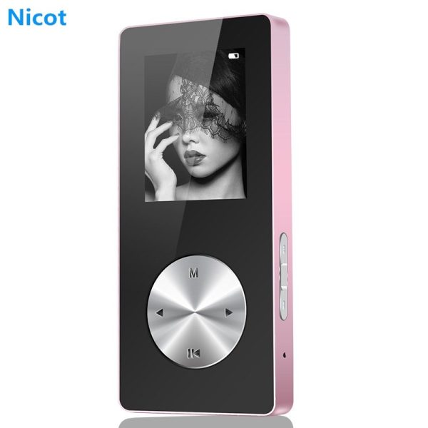 NICOT new Bluetooth MP3 Player Full Metal Hifi Player MP3 16GB 8GB 4GB with Loudspeaker FM Radio TF SD Card Slot for Outdoor