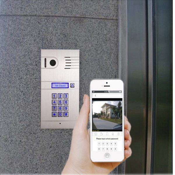 Open door wireless  video door Camera intercom access video on cellphone