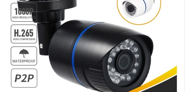 12V / 48V H.265 Waterproof 1080P 2.0MP Bullet IP Camera 24 LED IR Outdoor Security Camera ONVIF Night Vision P2P IP CCTV Cam