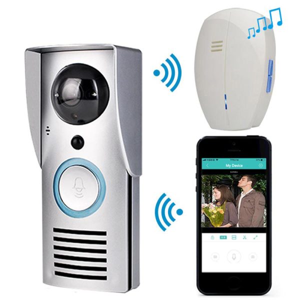 Smart Video Doorbell Intercom WIFI Wireless Door Phone Smart Bell 720P Camera Night Vision PIR Motion Detection Two-way Audio