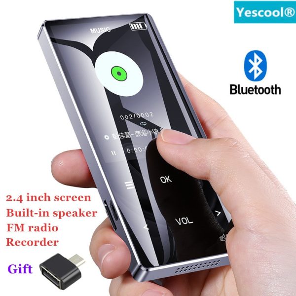 Yescool X7 2.4 Inch MP3 player Bluetooth lossless HIFI music player speaker E-book FM radio recorder Mini USB mp3 sports walkman